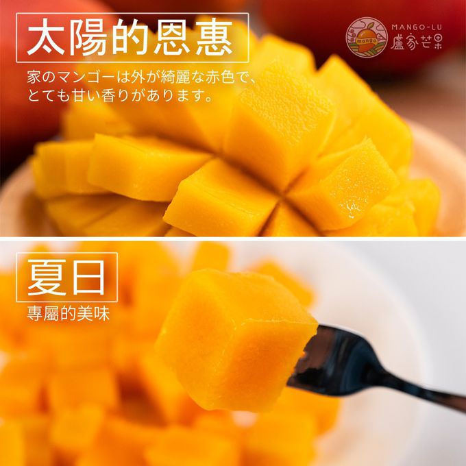 枋山盧家芒果 - 愛文芒果禮盒-本品牌-御用級2.5公斤(7粒裝)