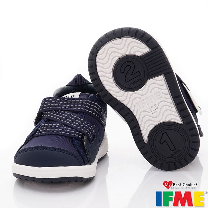 日本IFME - 護踝寶寶機能學步鞋-IF20-330611軍藍(寶寶段)-學步鞋-軍藍