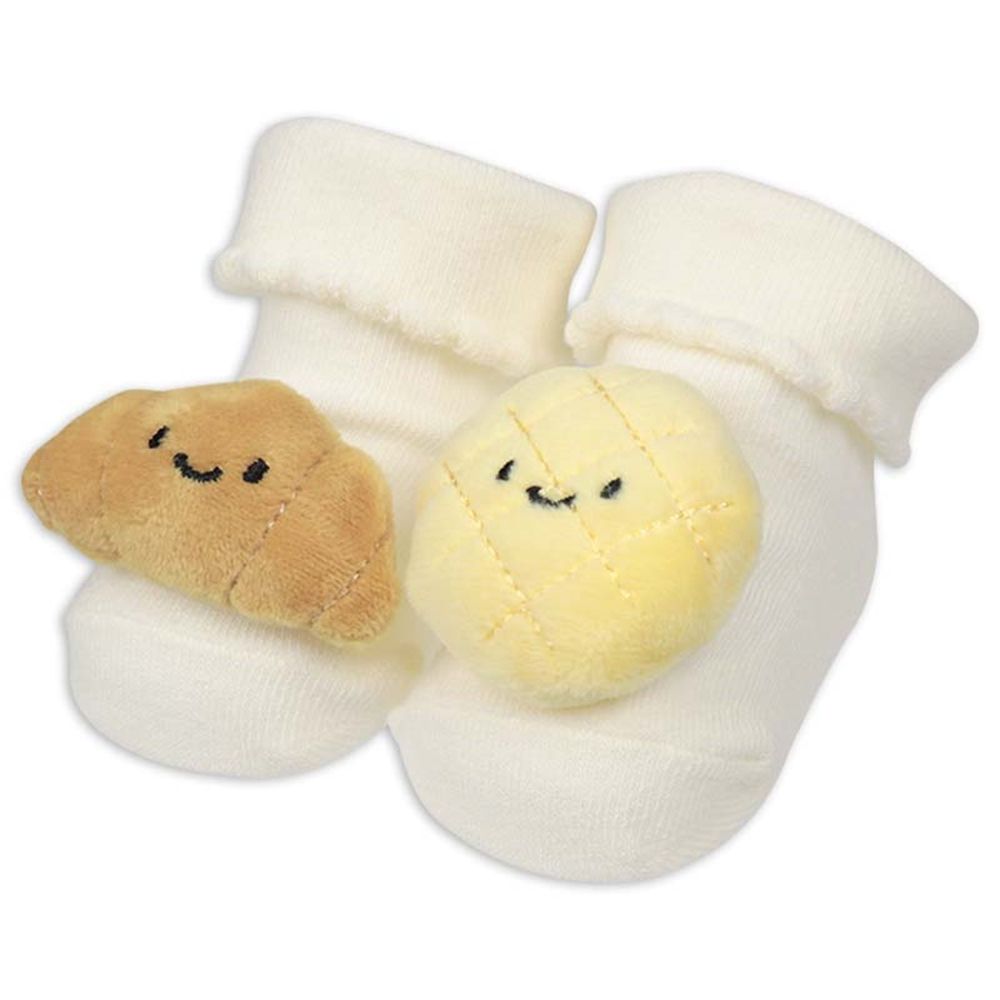 造型襪-麵包-象牙白色 (7~9cm)
