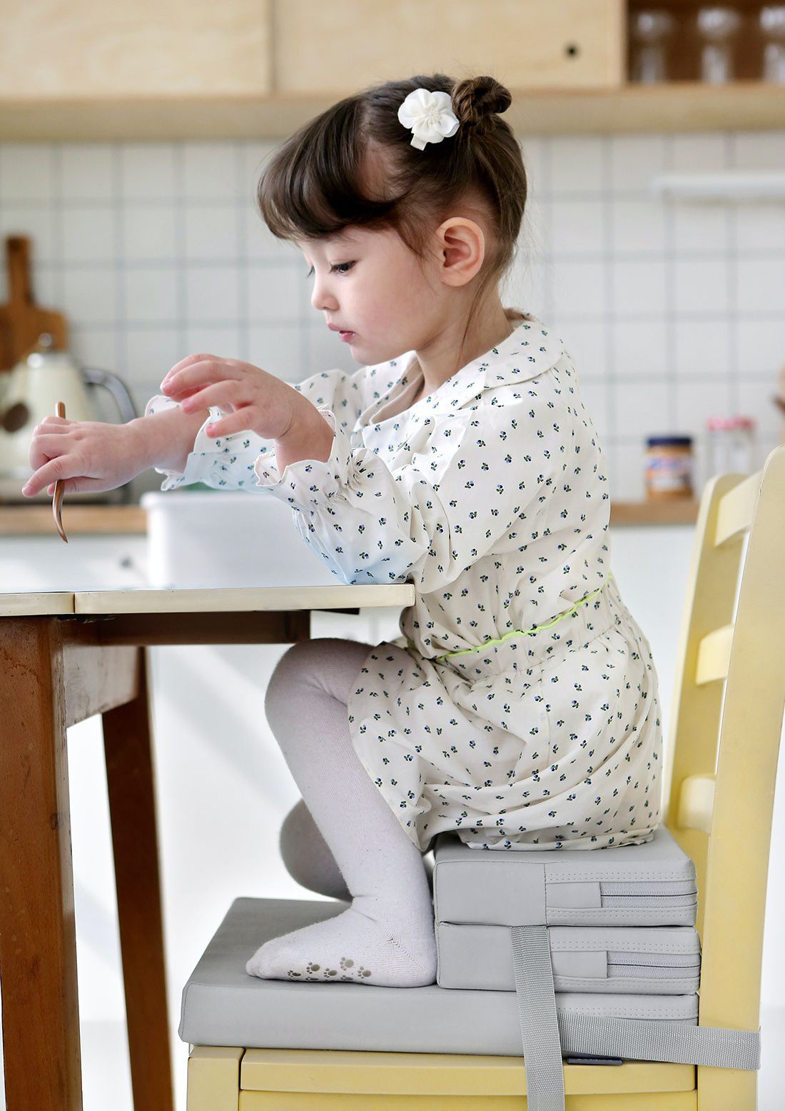 韓國 Prielle - 3段高度增高坐墊-粉紅 (35X35X4~12cm)