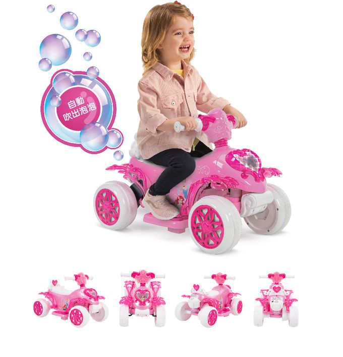 HUFFY - 迪士尼正版授權 Princess公主系列 電動泡泡車