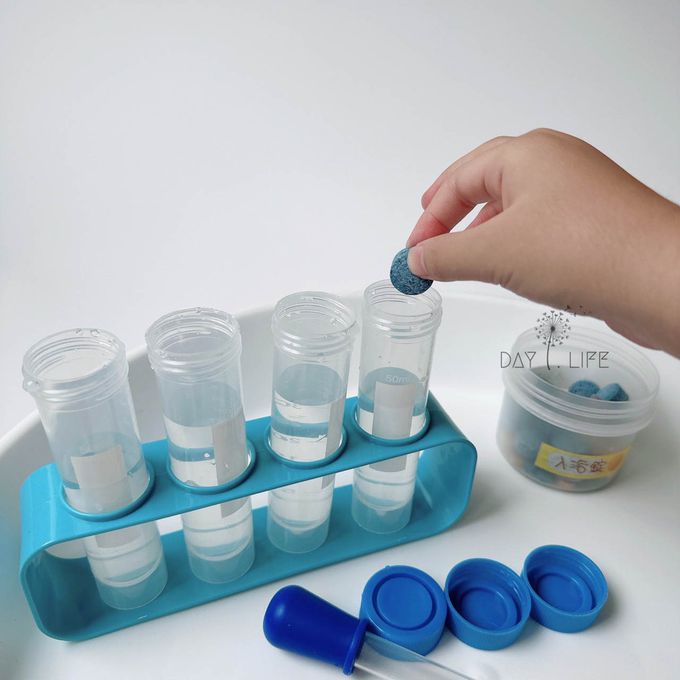 玩玩 Play - 韓國創意實驗胖胖試管組(加贈不挑色滴管2支)