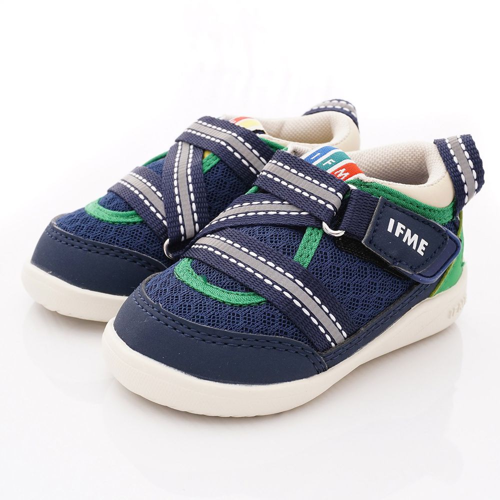 日本IFME - 日本IFME機能童鞋-輕量包覆學步款(寶寶段)-深藍