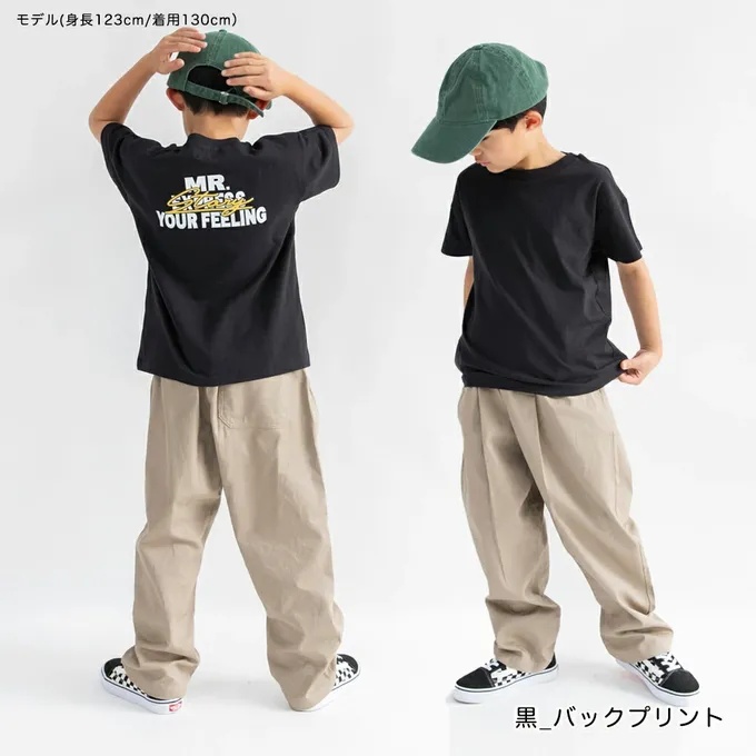 日本 BRANSHES - 100%棉 簡約印花短袖上衣-perfect-黑