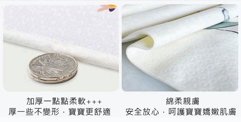 Vanibaby - 防水墊 70*90cm純棉防水透氣隔尿墊(適合90~120cm長的嬰兒床)-恐龍款