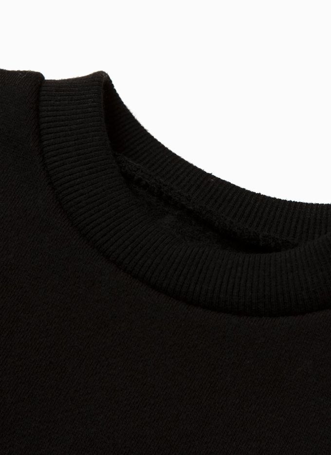 韓國 OZKIZ - 雛菊點綴層次內搭褲裙套裝-黑