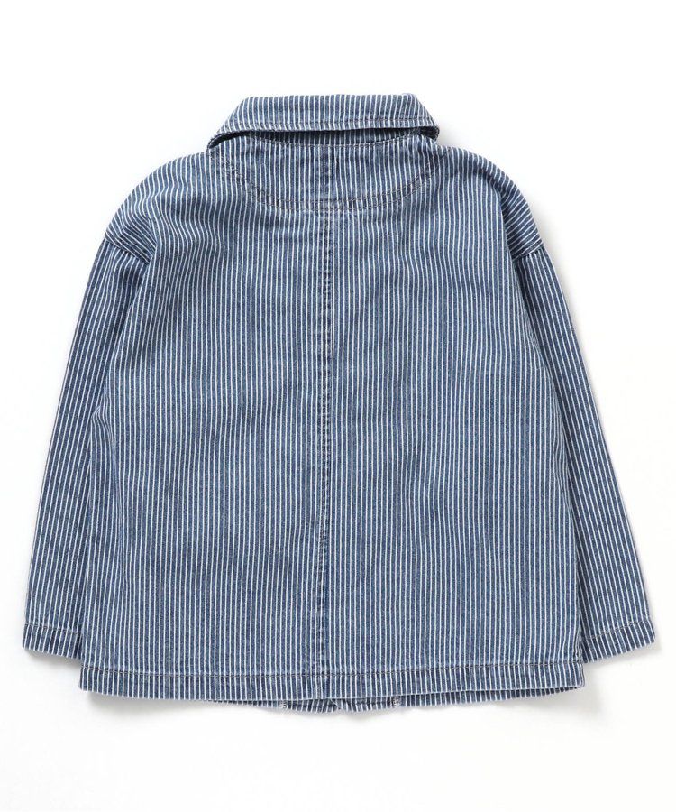 日本 BREEZE - 美式帥氣翻領夾克/薄外套-格紋-黑白