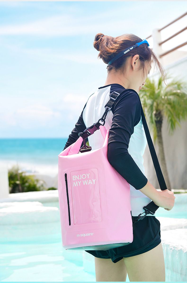 M Square - 戶外防水背包15L-橄欖綠