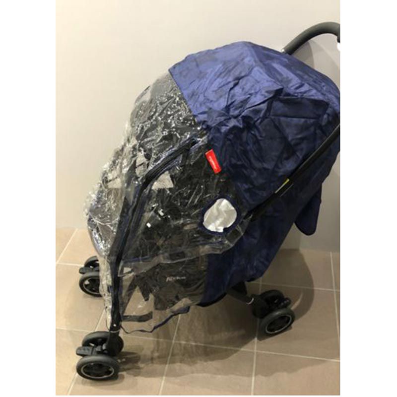 akachan honpo - angelette嬰兒推車用雨罩-深藍色