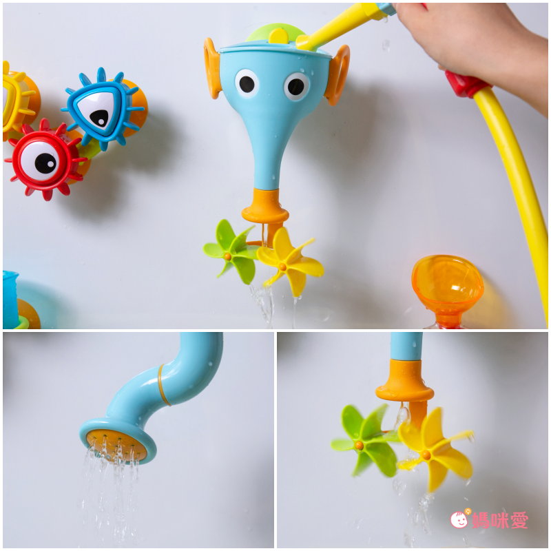 以色列 Yookidoo - 長鼻子小象戲水組-藍