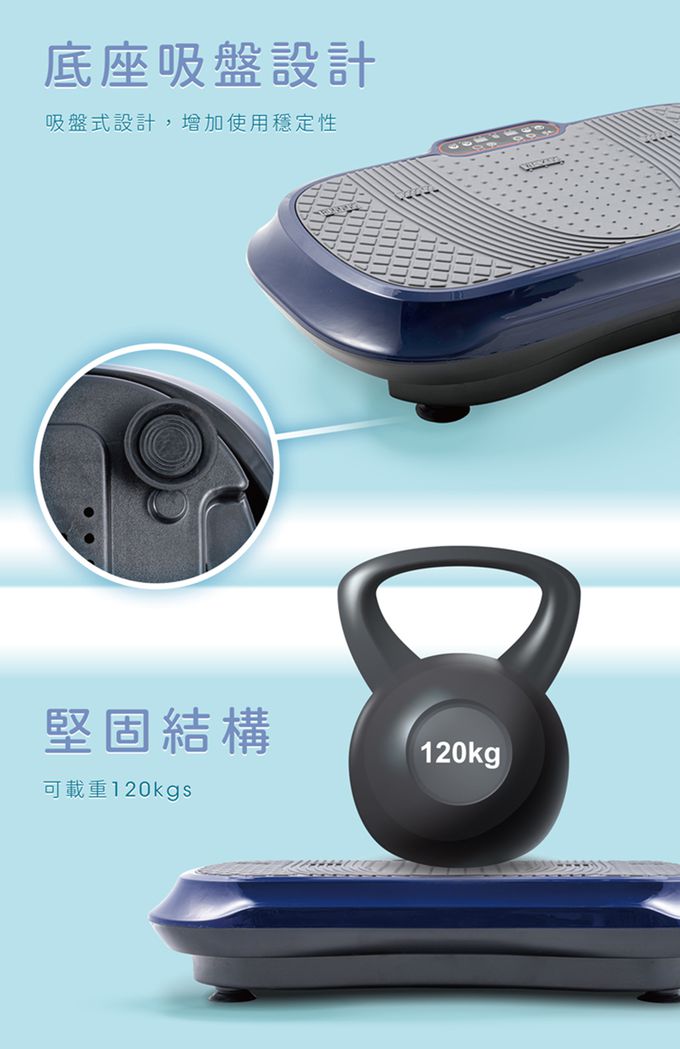 巧福 CHIAO FU - UC-996B魔力塑身板(藍色)+UC-838足浴按摩機