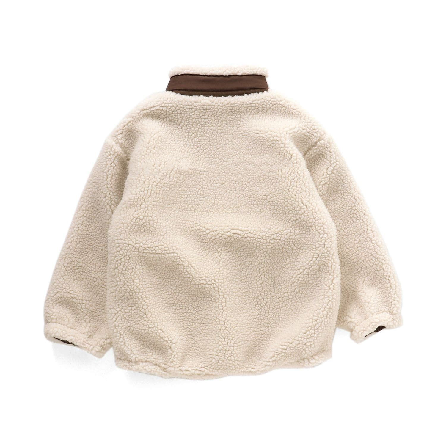 日本千趣會 - 泰迪熊短絨防風保暖外套-米杏