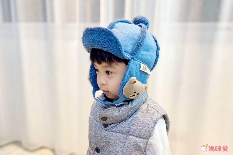 超萌麂皮絨毛毛帽-灰色 (48-52CM(建議2歲-4歲))