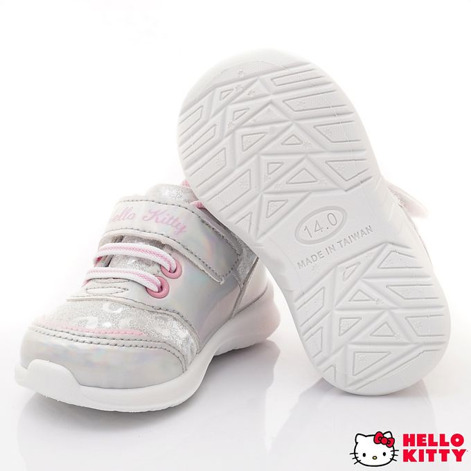 HELLO KITTY - HELLO KITTY-台灣製寶寶學步款-723210銀(小童段)-運動鞋-銀
