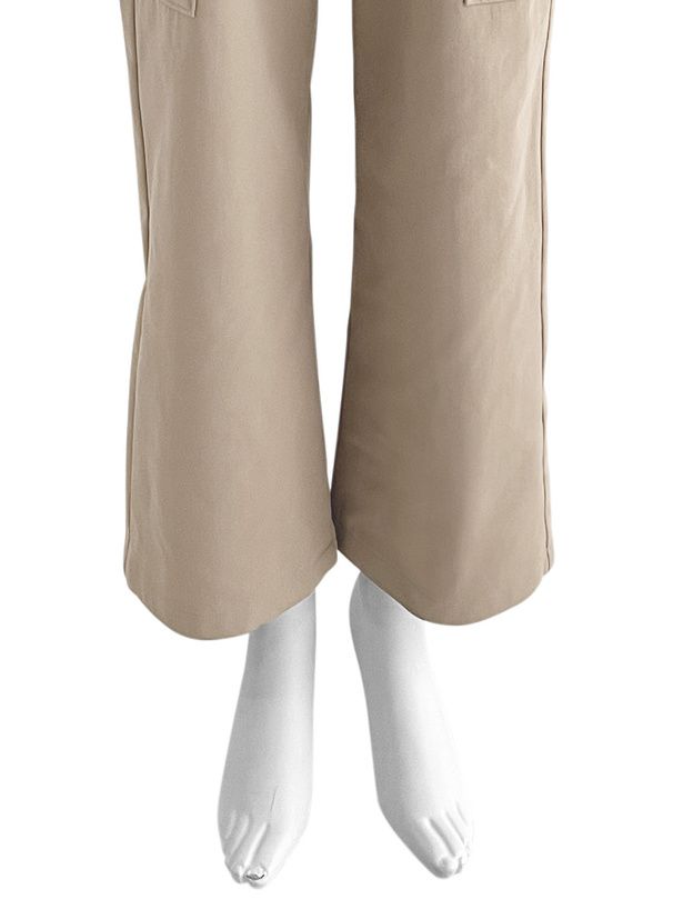 日本 GRL - 休閒百搭工裝口袋長褲-軍綠