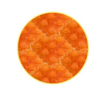 꾹꾹블럭 - 韓國咕咕拼豆補充包(400顆)-透明橙
