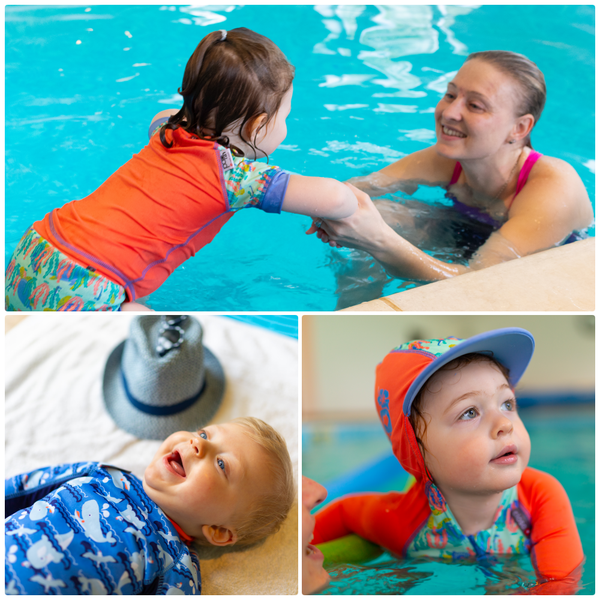 英國 Close - Pop-in嬰兒抗UV防曬泳衣-鯨魚