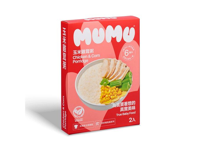 MUMU - 玉米雞茸粥150gx2包/盒