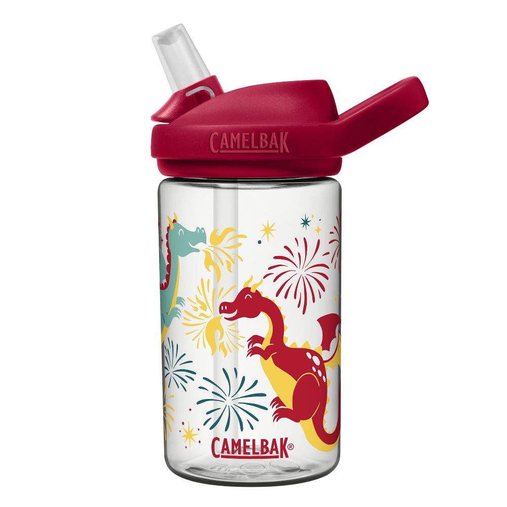 CamelBak - EDDY+ 兒童吸管運動水瓶-慶典飛龍 (400ml)-156g