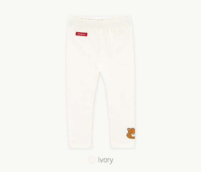 韓國 Care Bears - 鬆緊腰眨眼熊熊彈性內搭褲-黑