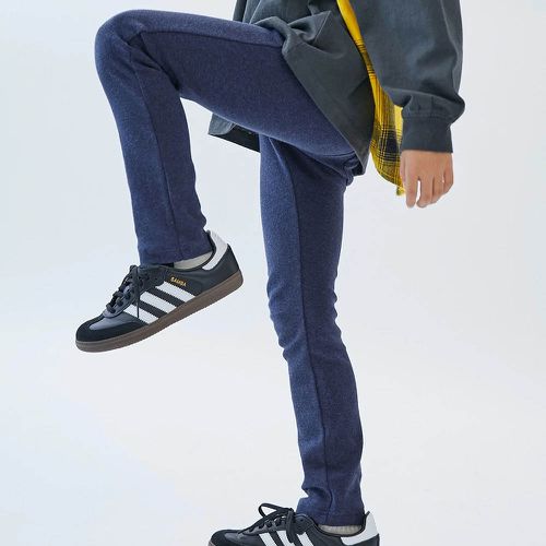 日本 devirock - [熱銷定番] 超彈力抗毛球休閒長褲-丹寧風深藍