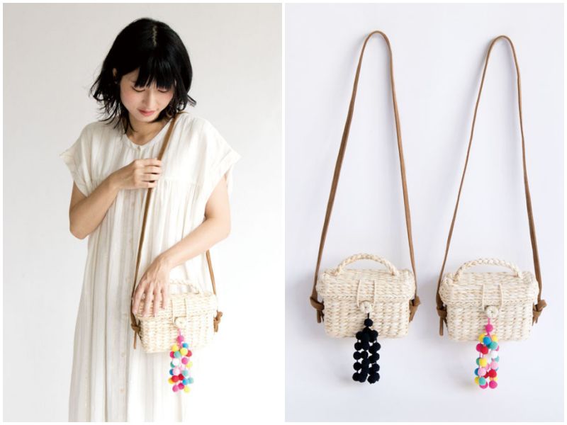 日本妞夏日最愛。草編包Ｘ編織包