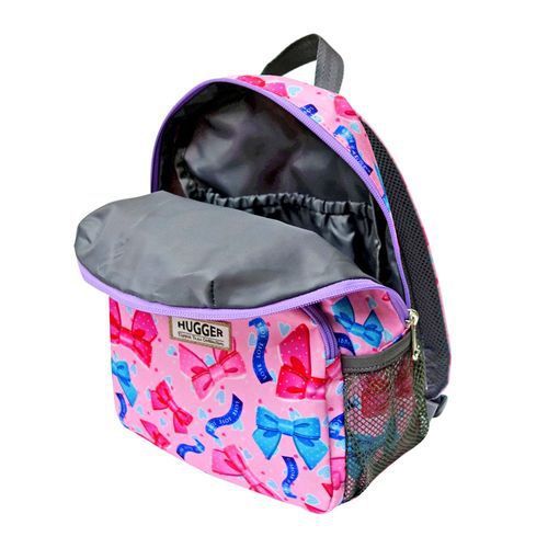 HUGGER - 幼童背包-絲帶蝴蝶結 (幼兒園透氣輕量大容量休閒後揹書包) (3-7Y)