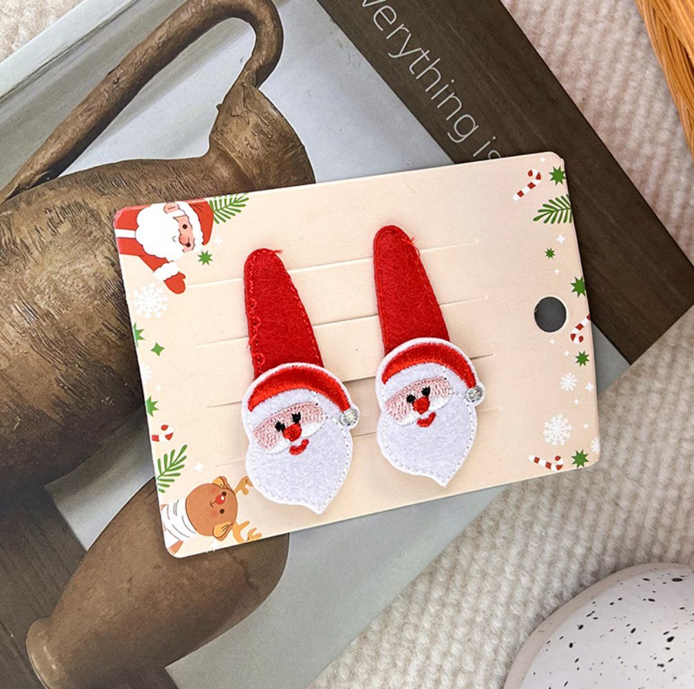 聖誕節造型BB夾(2入)-薑餅人