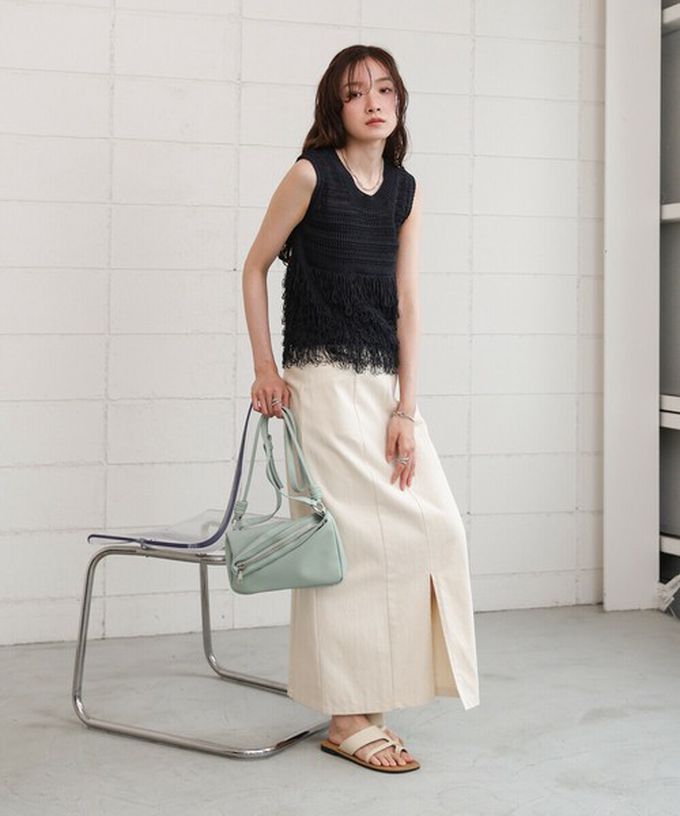 日本 Bab - 2way軟質拉鍊造型手提/側背包-薄荷綠