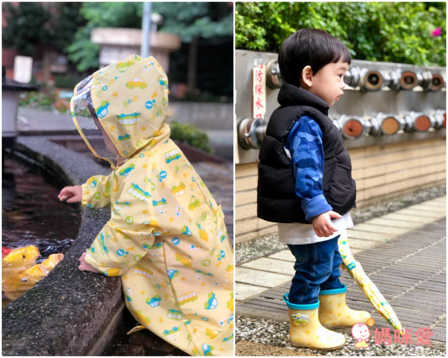 akachan honpo - 雨鞋-汽車-藍色