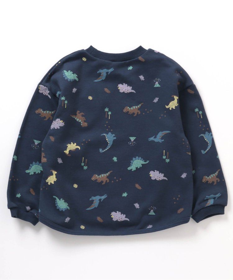 日本 apres les cours - [好評新色]圓領百搭裏毛長袖上衣-彩色愛心-象牙