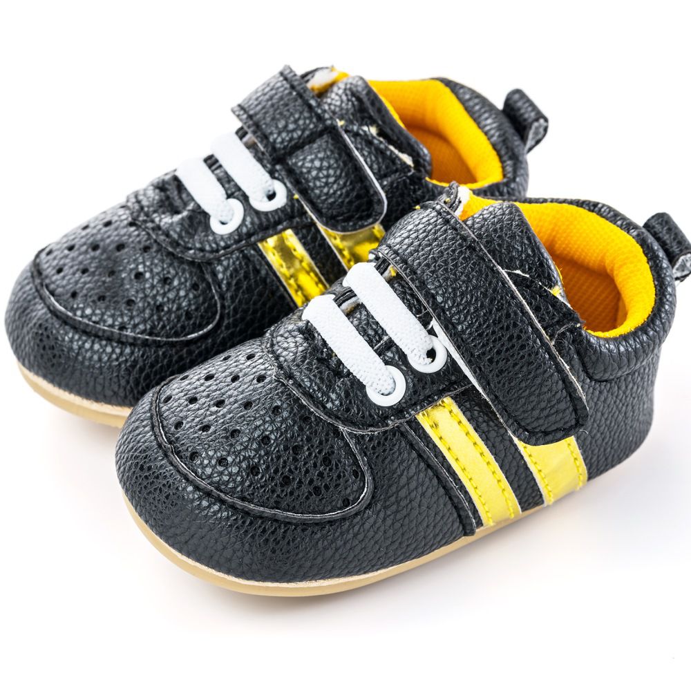 nikokids - 軟Q底學步鞋-黑色(SG571)