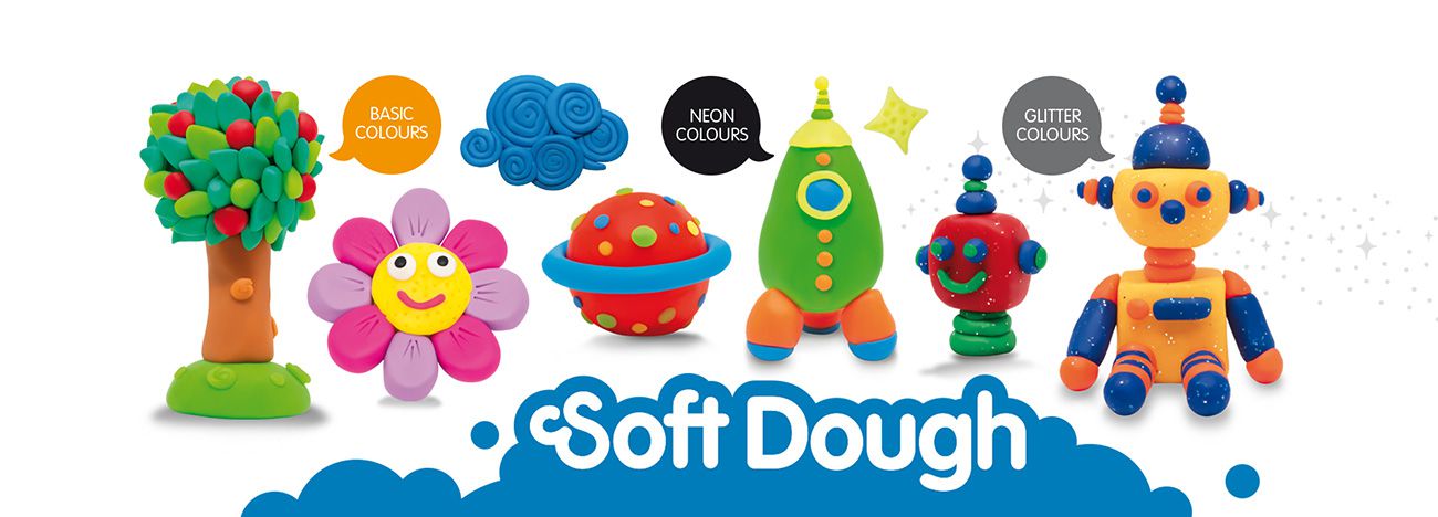 MILAN - 捏捏麵團好好玩黏土-彩虹糰子(10色入)