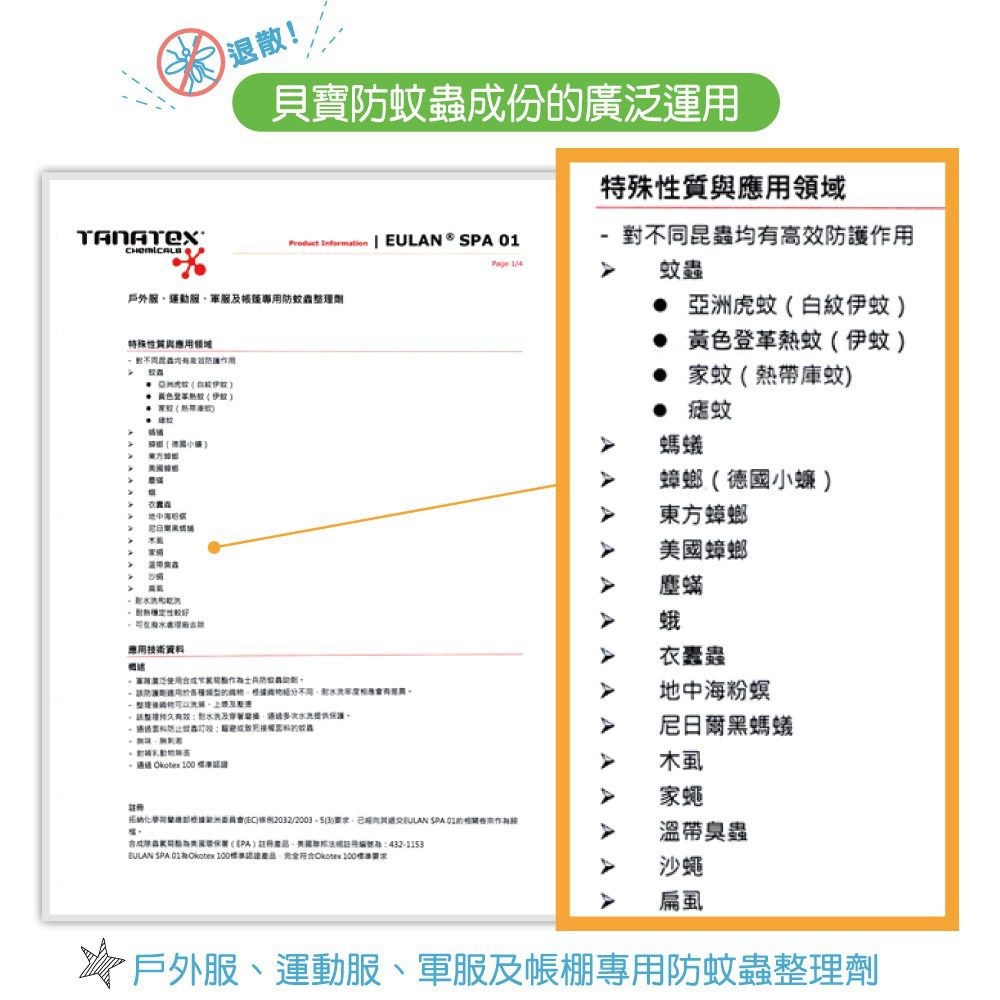 貝柔 Peilou - UPF50+兒童高效涼感防蚊抗UV袖套-(貼布繡)-美人魚-綠 (F)
