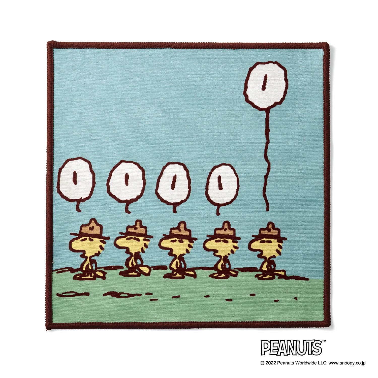 日本千趣會 - 史努比 自由拼接室內輕薄地毯(可機洗)-4糊塗塌客 (45×45cm)