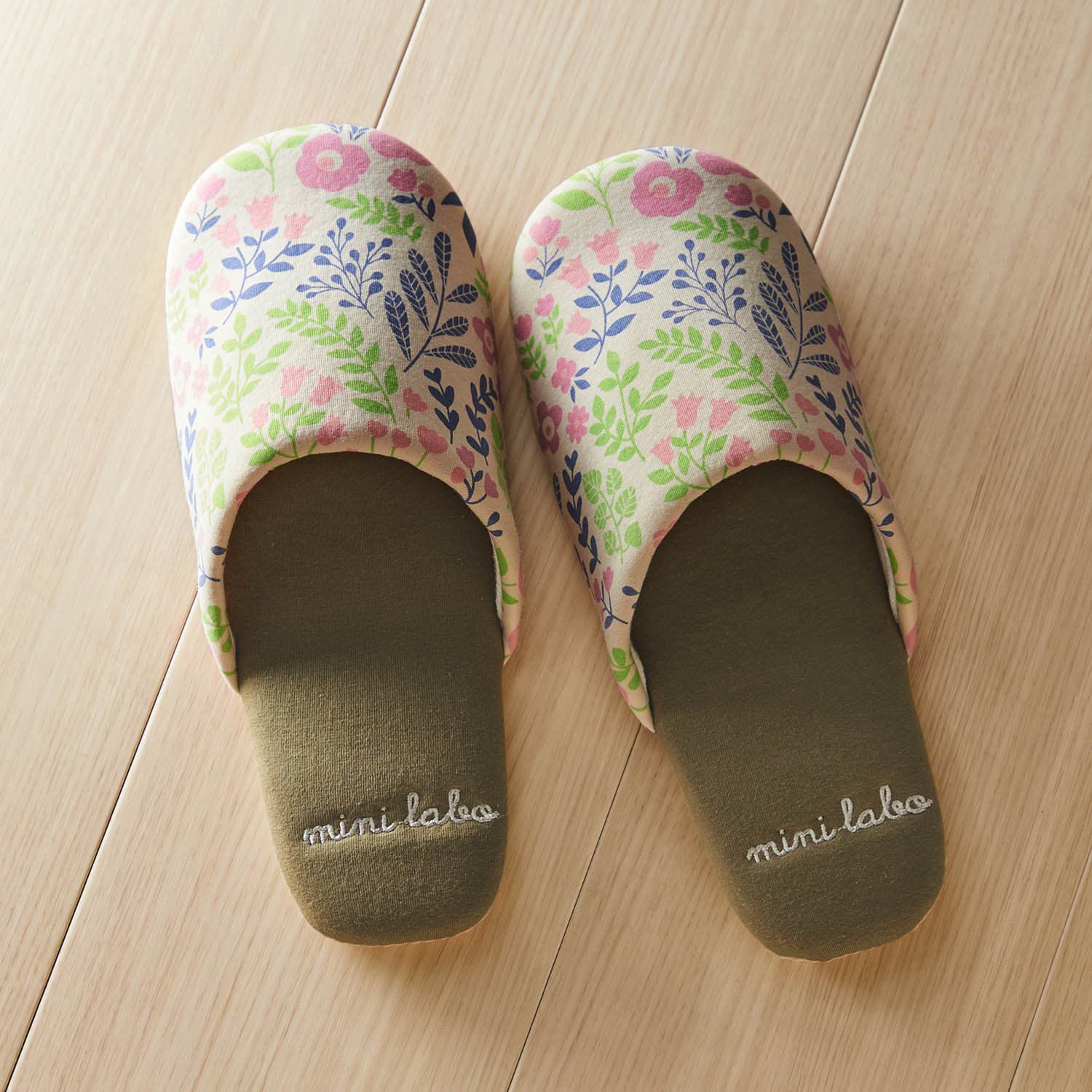 日本千趣會 - mini labo 質感室內拖鞋-週日在鄉村 (23-25cm)