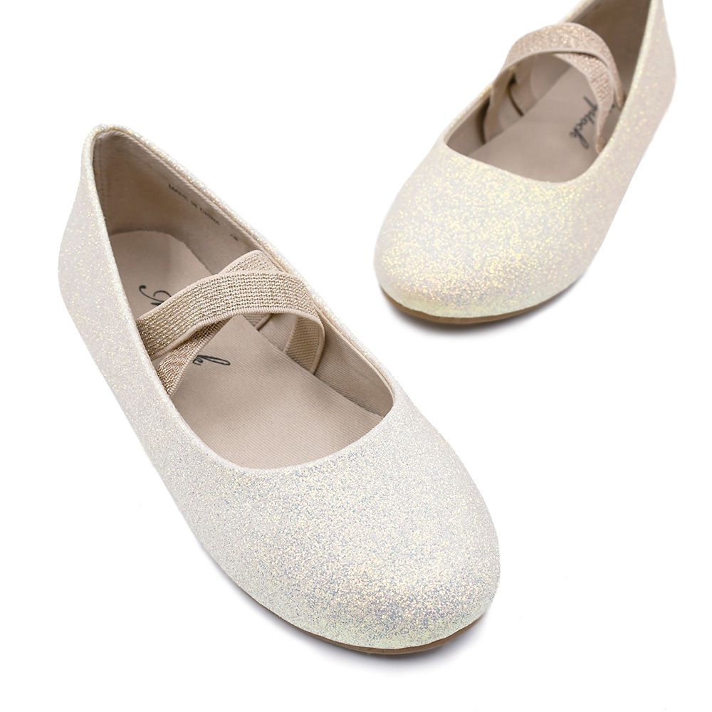 MYSTOCK - 閃耀渲染風格童鞋2.0-WHITE+GOLD