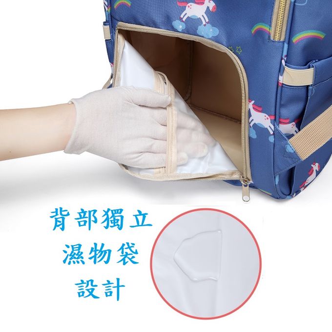 Heine 海恩 - Babytree 輕量多功能收納款媽媽包 後背包 待產包 育兒包 (B1105)-夢的森林