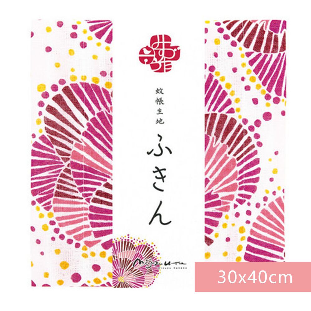日本代購 - 【和布華】日本製奈良五重紗 方巾-花火 (30x40cm)