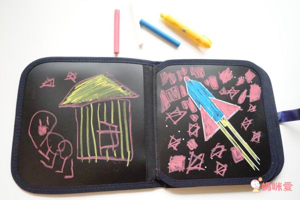 美國Jaq Jaq Bird - 攜帶型粉筆畫冊-空白款-巴黎