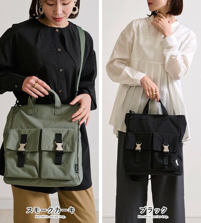 日本 LIZDAYS - 輕量簡約防潑水2way側背頭盔包-煙燻粉 (30x35cm)