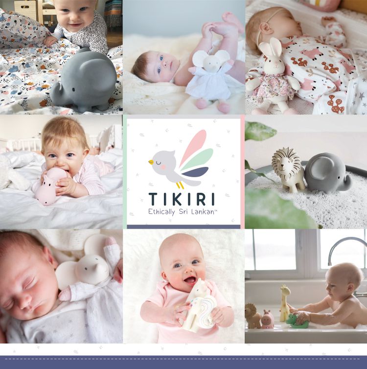 斯里蘭卡TIKIRI - 搖鈴固齒玩具-鱷魚