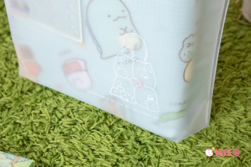 日本代購 - 3層構造防水野餐墊(附收納袋)(4-5人)-角落生物-水藍 (180x180cm)