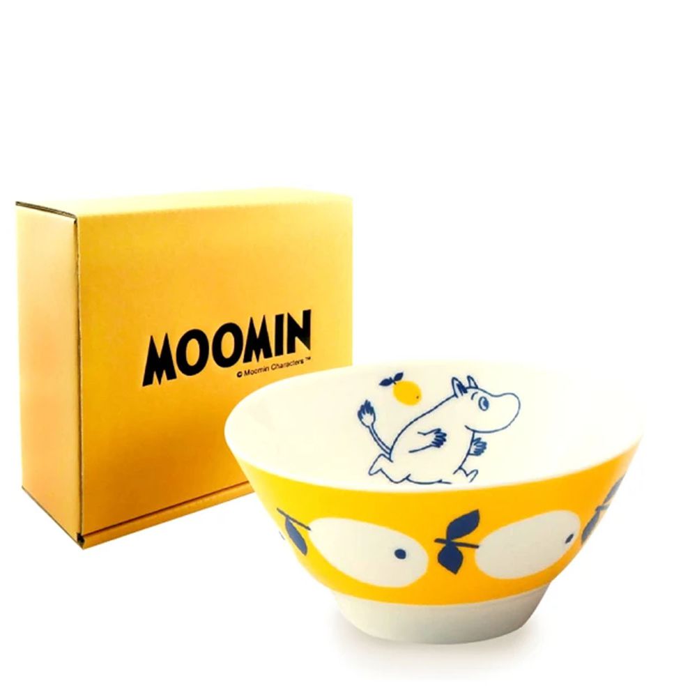 日本山加 yamaka - moomin 嚕嚕米彩繪陶瓷碗禮盒-MM031-312-1入