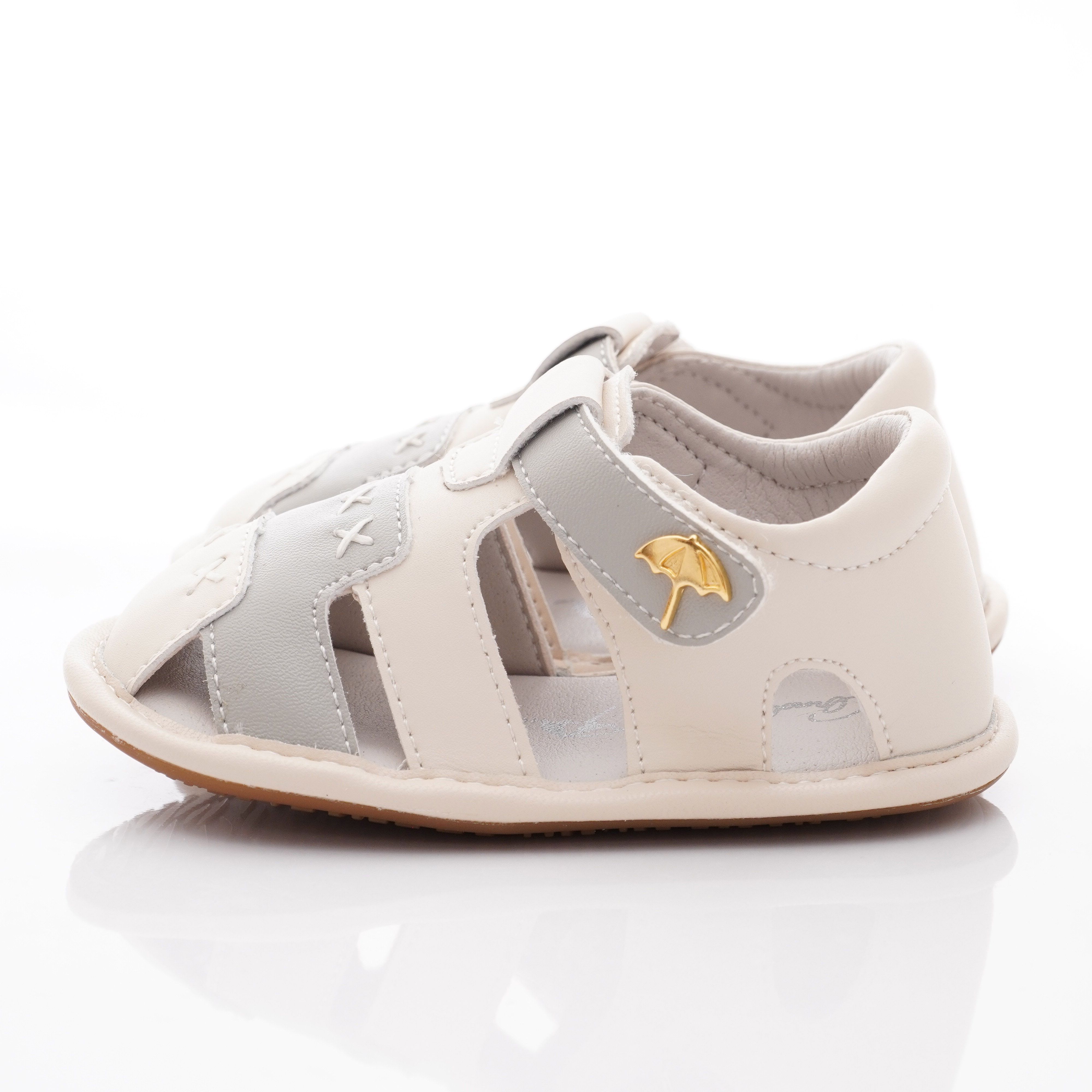 Arnold Palmer 雨傘牌 - 護趾軟軟學步涼鞋款(寶寶段)-灰