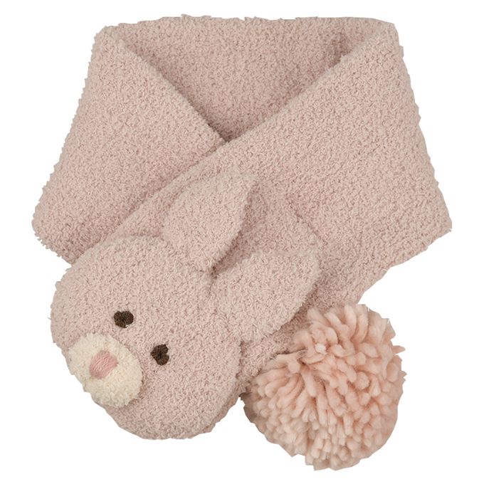 akachan honpo - 毛茸茸圍巾-動物-粉紅色 (80~95cm)