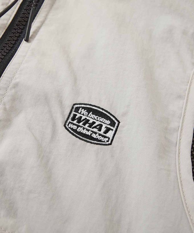 日本 devirock - 防潑水 輕量時尚好收納尼龍背心-天藍