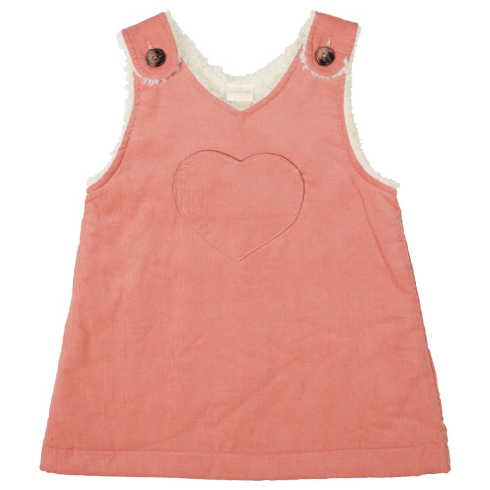 背心裙--內裡刷毛-粉紅色