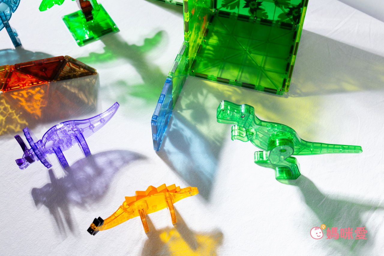 Magna-Tiles® - 磁力積木-恐龍世界 XL 50片