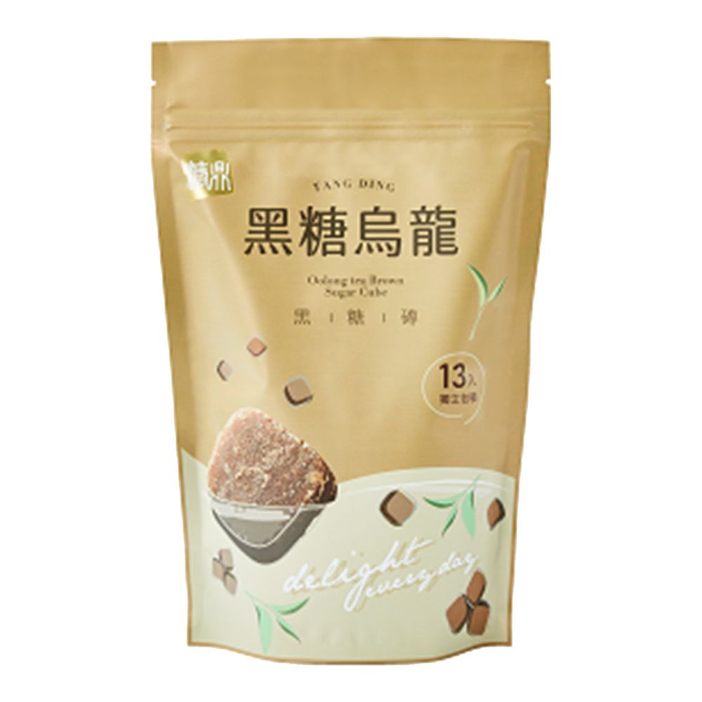 糖鼎黑糖磚 - 黑糖烏龍-13入(大)-30g*13入/包